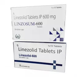 Зивокс аналог (Linezolid / Linospan / Linzosum) :: Линезолид Индия 600мг таб. №10 в Красноярске и области фото