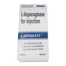 Аспарагиназа (L аспарагиназа) L-Aprakast 10000 МЕ лиоф. для приг. р-ра для инъек. №1 фото